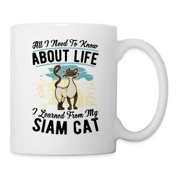 Siamese Cat Siamese Cat Siamese Cat - Mug - white - Right