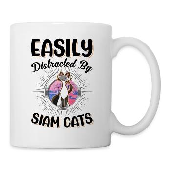 Siamese Cat Siamese Cat Siamese Cat - Mug - white - Right