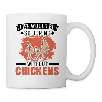 Chicken Chicken Breeding Chicken Farmer - Mug - white - Right