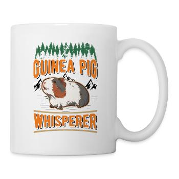 Chuchoteur de cochon d’Inde - Mug blanc - blanc - Droite