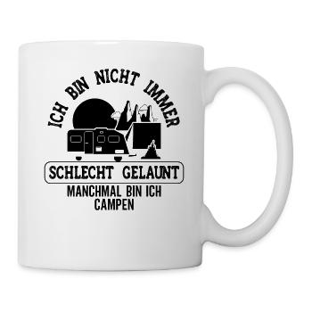 Camp Camping Im Freien Campingwagen Camper - Tasse - Weiß - Rechts