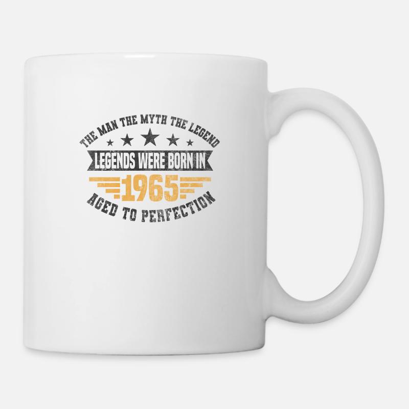 Légendes sont nées en 1965 né 1965 anniversaire - Mug blanc - blanc