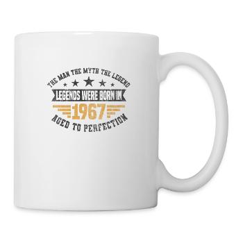 Legends were born in 1967 born 1967 birthday - Mug - white - Right