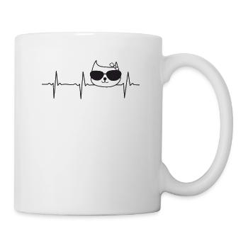 Lustige Katze - Katzenbesitzer Lustige Katze - Tasse - Weiß - Rechts