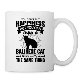 Kann Eine Balinesische Katze Kaufen - Tasse - Weiß - Rechts