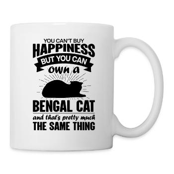 Kann Eine Bengalkatze Kaufen - Tasse - Weiß - Rechts