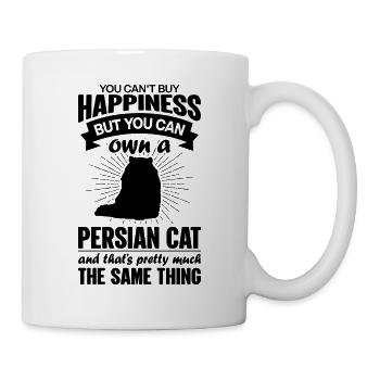 Peut acheter un chat persan - Mug blanc - blanc - Droite