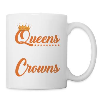 Real Queens Fix Each Other's Crowns - Mug - white - Right