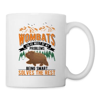 Australischer Wombat - Tasse - Weiß - Rechts