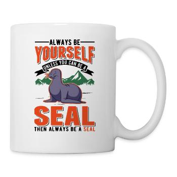 Seal Gift Sea Lion Seal - Mug - white - Right