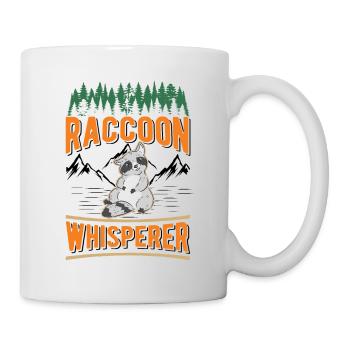Raton laveur Whisperer Raton laveur - Mug blanc - blanc - Droite