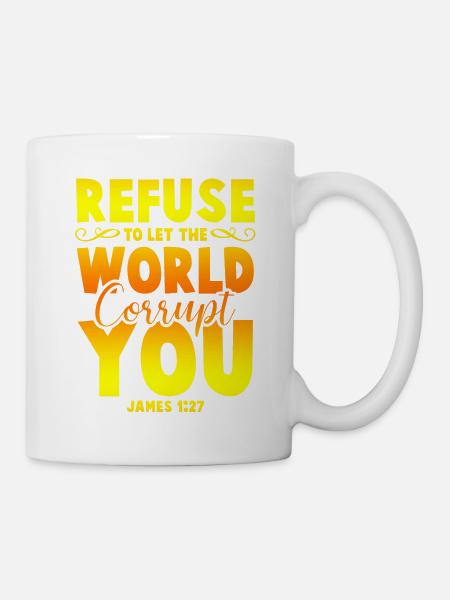weltlich lleben bibel - Tasse - Weiß