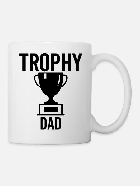 Trophäe Papa - Tasse - Weiß