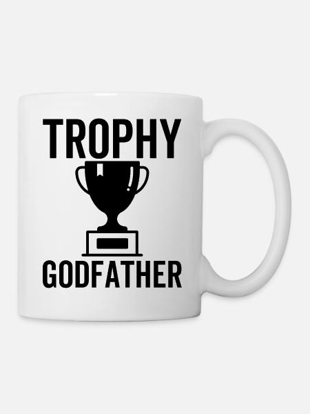 Trophäe Pate - Tasse - Weiß