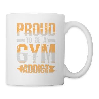 gym fitness - Mug - white - Right