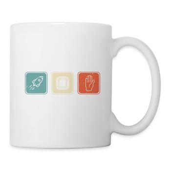 Cooles Investor Bitcoin Investor Geschenk - Tasse - Weiß - Rechts