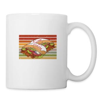 Two kebabs are better - Mug - white - Right