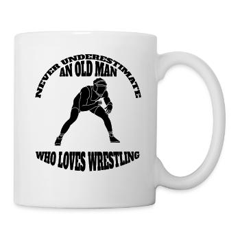 Wrestling Funny Gift Wrestling Spell Wrestling - Mug - white - Right