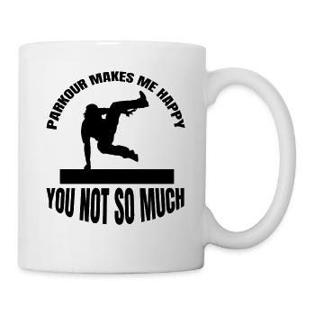 Parkour Runner Parkour Runner Cadeau Sports Extrêmes - Mug blanc - blanc - Droite