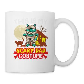 This Is My Scary Dad Costume Funny Halloween - Mug - white - Right