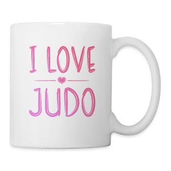 Ich liebe Judo - Tasse - Weiß - Rechts
