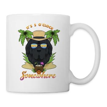 It Is 5 OClock Somewhere Drinking Newfoundland - Mug - white - Right