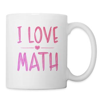 I love math - Mug - white - Right
