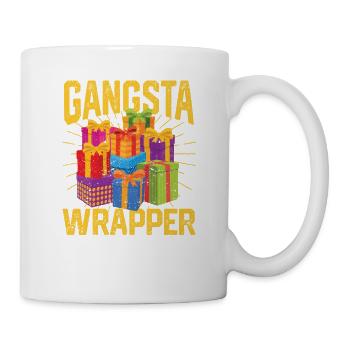 Lustige Weihnachten Urlaub Saison Verpackung - Tasse - Weiß - Rechts