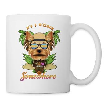 It Is 5 OClock Somewhere Drinking Yorkshire - Mug - white - Right