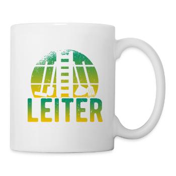 Rechenzentrumsleiter Rechen & Leiter Garten - Tasse - Weiß - Rechts