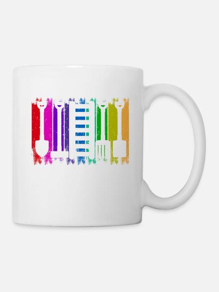 Rechenzentrumsleiter Rechen & Leiter Garten - Tasse - Weiß