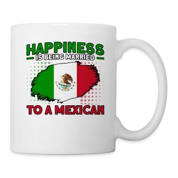 Drapeau mexicain Cadeau de racines mexicaines - Mug blanc - blanc - Droite
