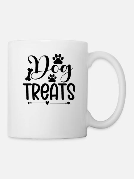 Dog Treats - Tasse - Weiß