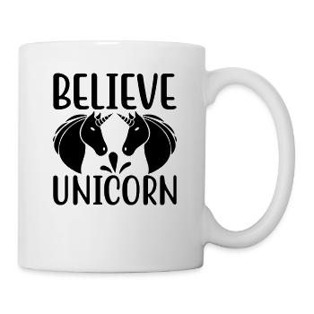 Croyance en la licorne Licorne - Mug blanc - blanc - Droite