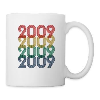 Cool Retro 2009, 14 Jahre alt, 14. Geburtstag Teens - Tasse - Weiß - Rechts