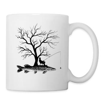 Graphic Tree - Fish Northern Pike - Mug - white - Right