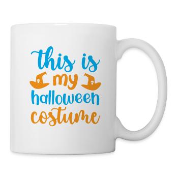 This is my halloween costume - halloween humor - Mug - white - Right