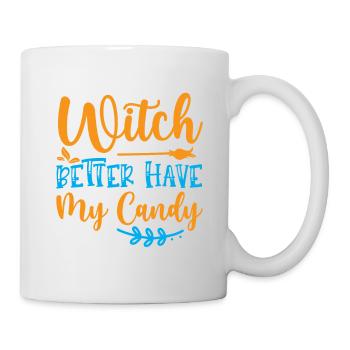Witch better have my candy - Mug blanc - blanc - Droite
