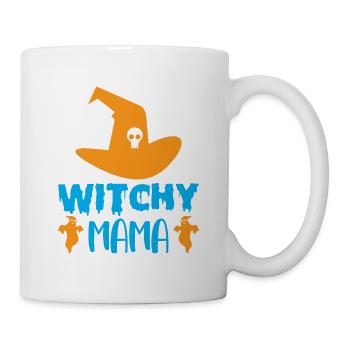 Hexische Mama - Halloween-Mama-Humor - Tasse - Weiß - Rechts