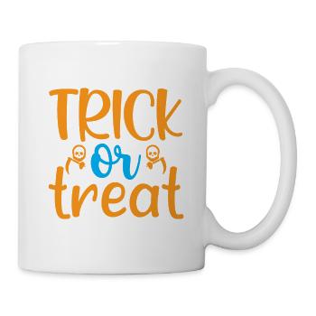 Trick or treat - humour halloween - Mug blanc - blanc - Droite