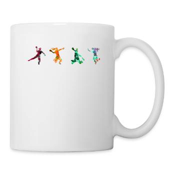 Handball Motiv Handballspieler Handballer Sport - Tasse - Weiß - Rechts