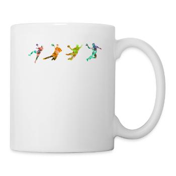 Handball Motiv Handballspieler Handballer Sport - Tasse - Weiß - Rechts