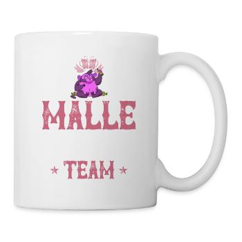 Malle Drinking Team - Tasse - Weiß - Rechts