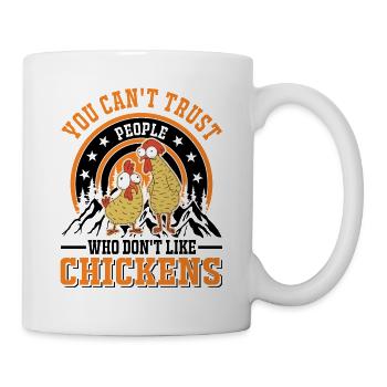 Chicken Chicken Breeding Chicken Farmer - Mug - white - Right