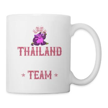 Équipe de consommation d’alcool en Thaïlande - Mug blanc - blanc - Droite