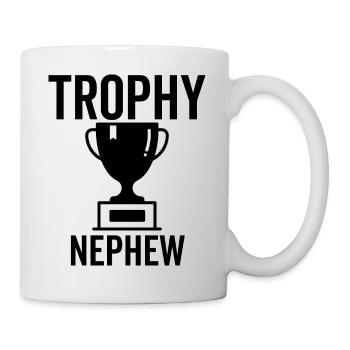 Trophäe Neffe - Tasse - Weiß - Rechts