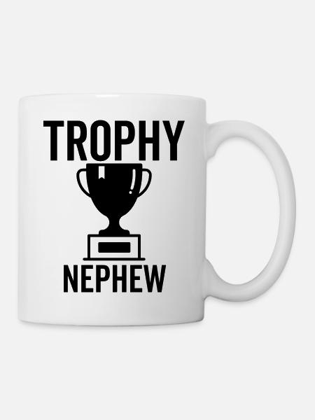 Trophäe Neffe - Tasse - Weiß