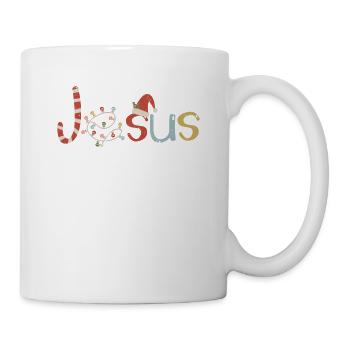 Jesus Candy Cane Drôle Noël aime Christian - Mug blanc - blanc - Droite