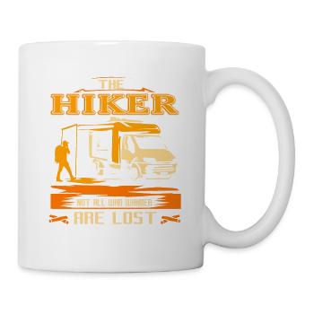 The Hiker Not All Who Wander Are Lost Cool Present - Mug - white - Right