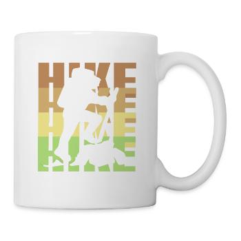 Retro HIKE Awesome Hiking T-Shirt Cadeau Cadeau - Mug blanc - blanc - Droite